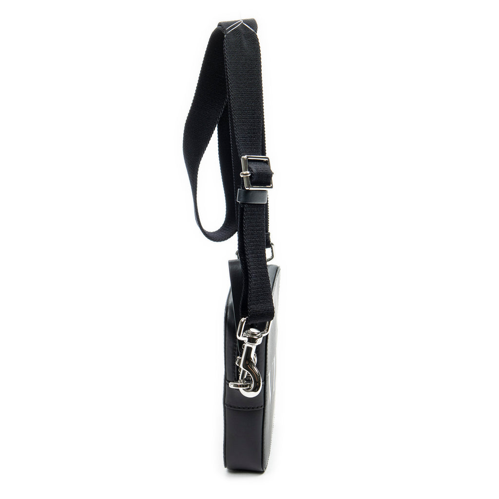 Shoulder Bag VLTN Small Crossbody Black Logo Print Smooth Calfskin Leather