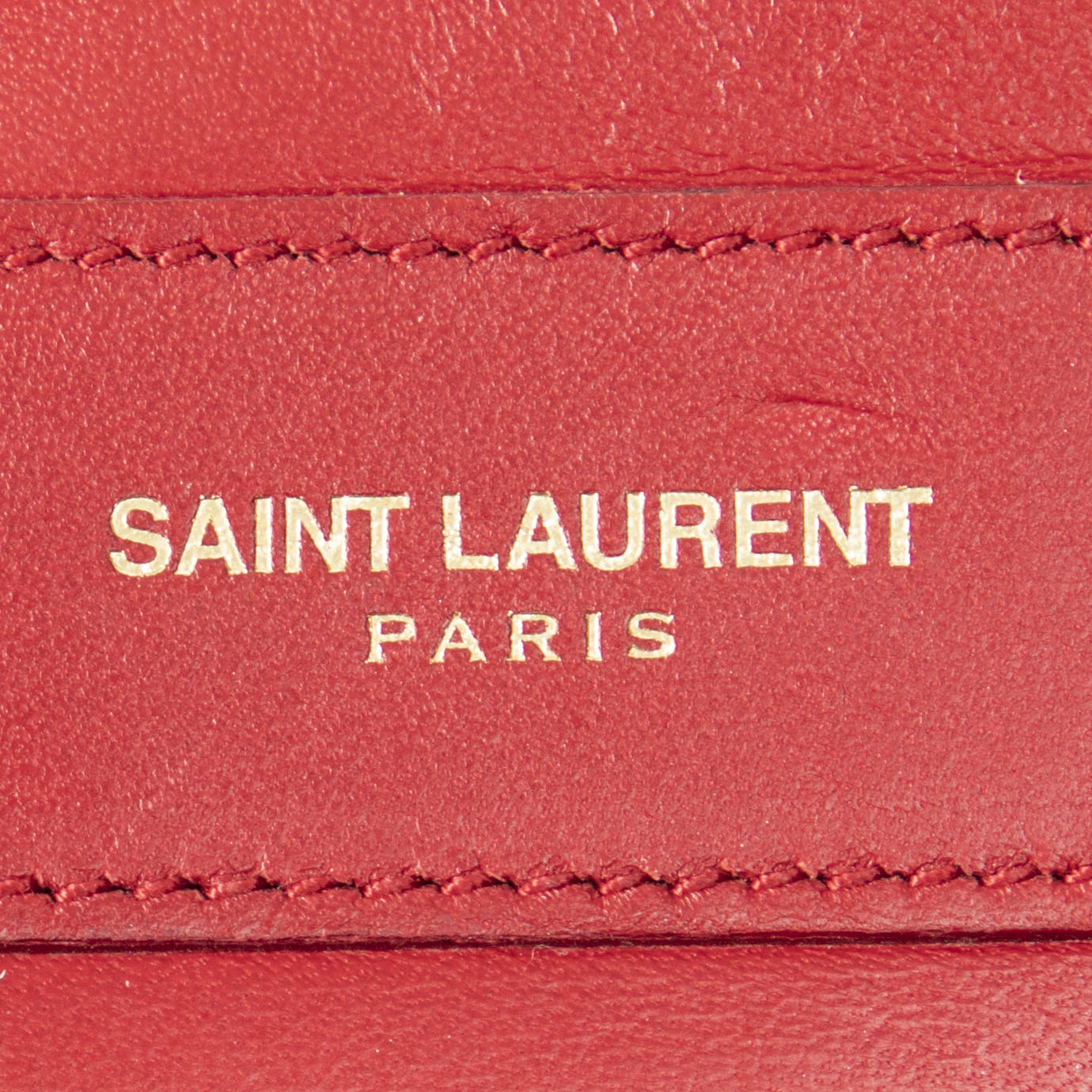 Shoulder Bag Baby Duffle Red Calfskin Leather