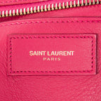 Shoulder Bag Small Classic Y Cabas Fuchsia Calfskin Leather