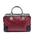 Handbag Tricolor Amazona 36 Fuchsia Grained Calfskin Leather