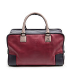 Handbag Tricolor Amazona 36 Fuchsia Grained Calfskin Leather