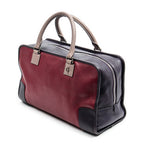 Handbag Tricolor Amazona 36 Fuchsia Grained Calfskin Leather