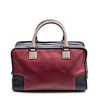 Handbag Tricolor Amazona 36 Fuchsia Grained Calfskin Leather