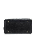 Shoulder Bag CC Grand Shopping Tote Black Quilted Lambskin Leather