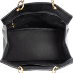 Shoulder Bag CC Grand Shopping Tote Black Quilted Lambskin Leather