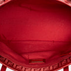 Bolso de mano mini Ombre Shopping Tote lona Zucchino roja