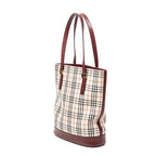 Bolso de Hombro Grande Alto Tote Lona Beige Nova Check