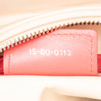 Shoulder Bag Large Bicolor Lady Dior Zip Pink Cannage Lambskin Leather
