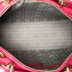 Shoulder Bag Large Lady Dior Fuchsia Pink Cannage Lambskin Leather
