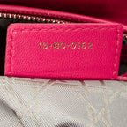 Shoulder Bag Large Lady Dior Fuchsia Pink Cannage Lambskin Leather