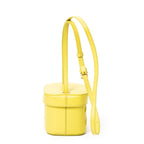 Shoulder Bag Small Cuir Triomphe Box Bag Yellow Green Smooth Calfskin Leather