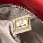 Shoulder Bag CC Mademoiselle Embossed Ultimate Stitch Flap Red Quilted Calfskin Leather