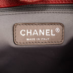 Shoulder Bag Petite Shopping Tote Red Quilted Caviar Leather