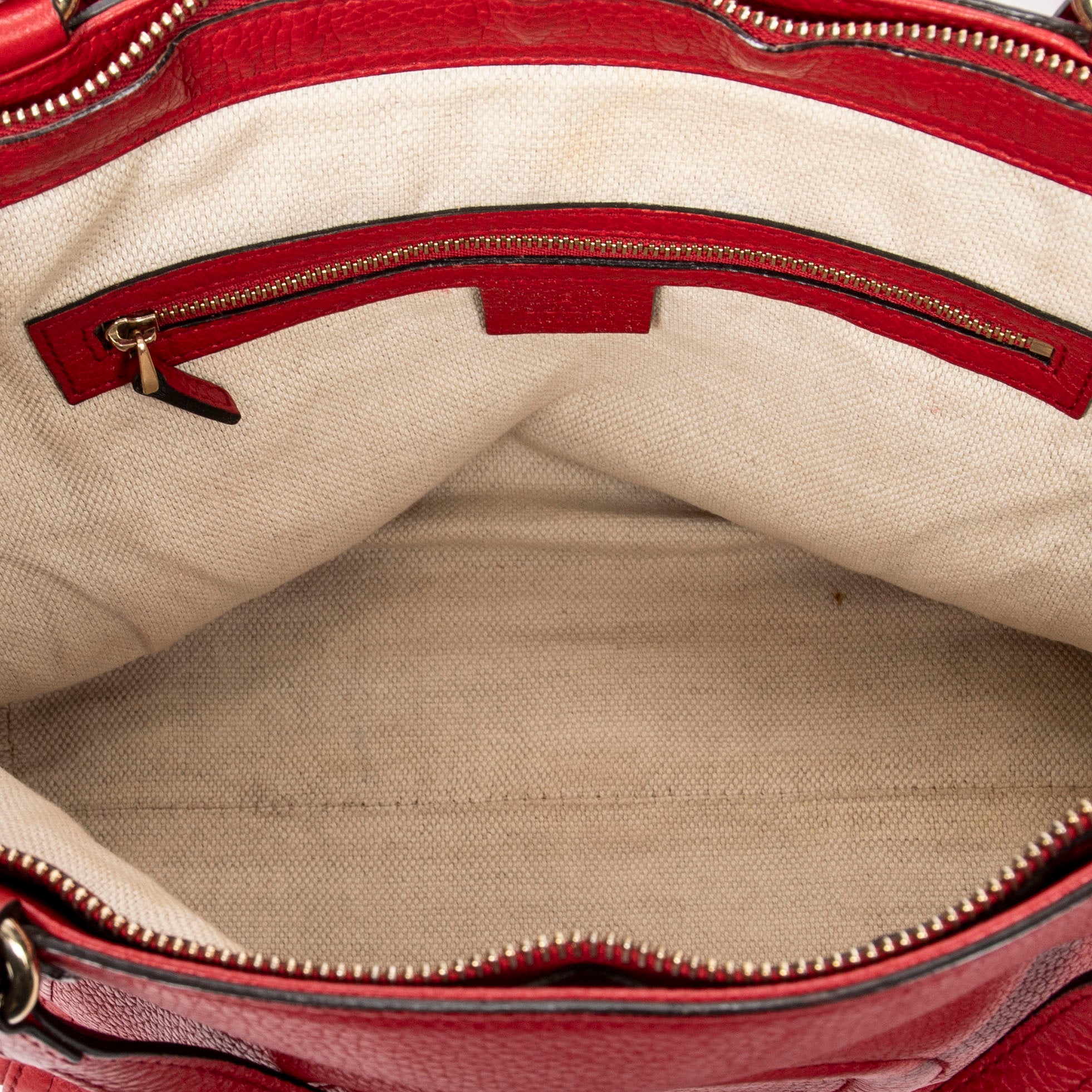 Shoulder Bag Soho Bag Red Grained Leather