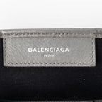 Handbag Small Navy Cabas Ivory Canvas