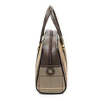 Bolso de mano Burberrys Small Boston Lona Vintage Check Verde