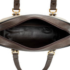Bolso de mano Burberrys Small Boston Lona Vintage Check Verde