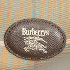 Bolso de mano Burberrys Small Boston Lona Vintage Check Verde