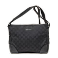 Shoulder Bag Joy Messenger Black Monogrammed Canvas