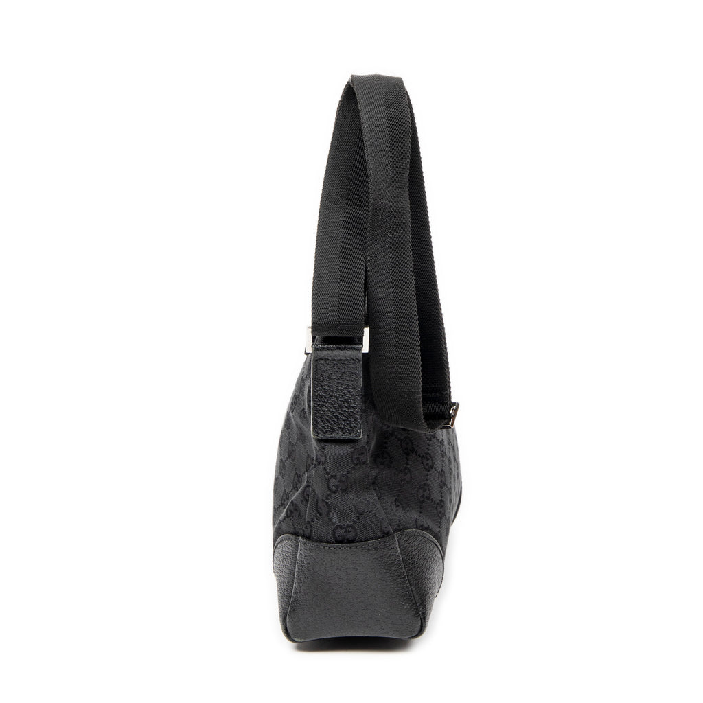 Shoulder Bag Joy Messenger Black Monogrammed Canvas