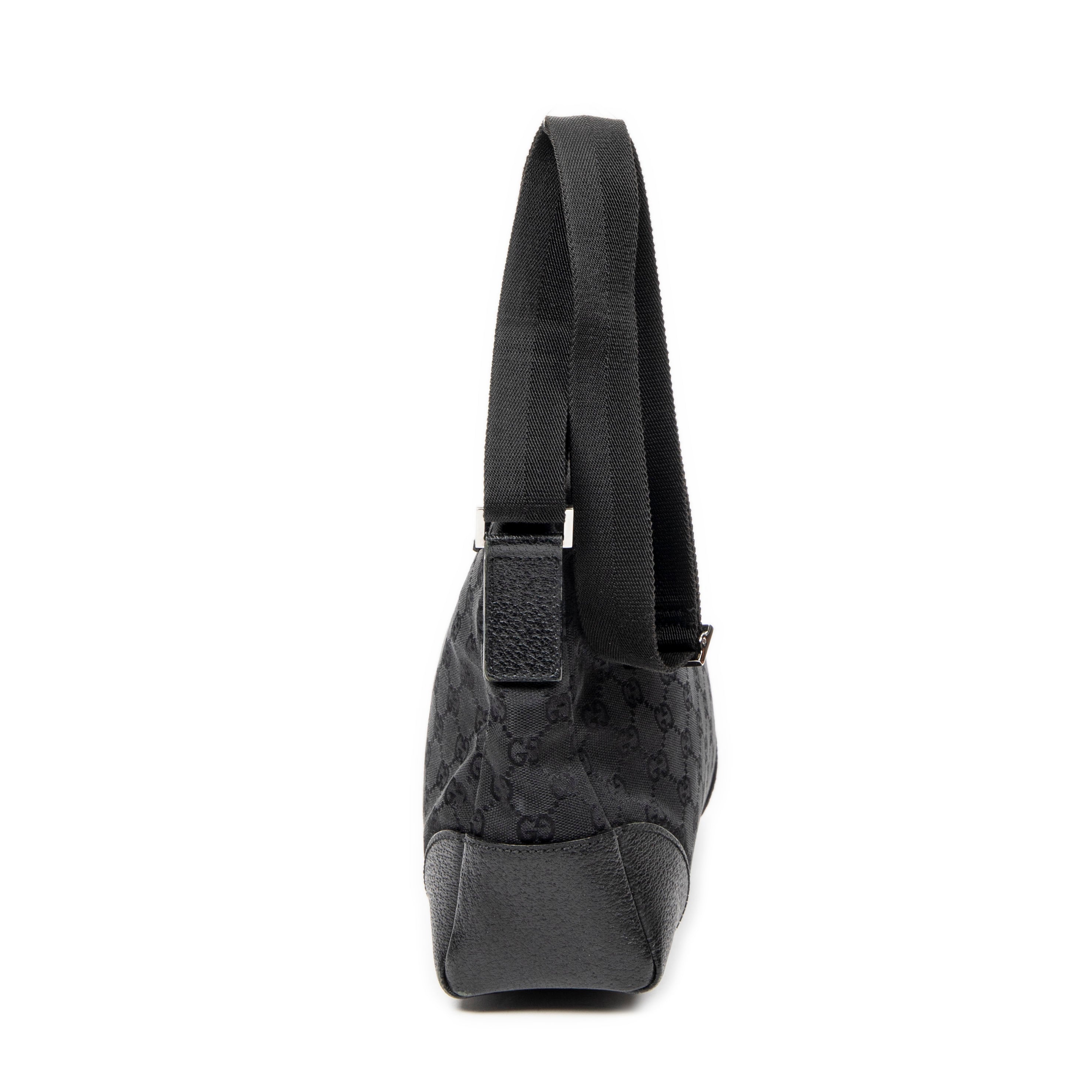 Shoulder Bag Joy Messenger Black Monogrammed Canvas