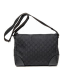 Shoulder Bag Joy Messenger Black Monogrammed Canvas