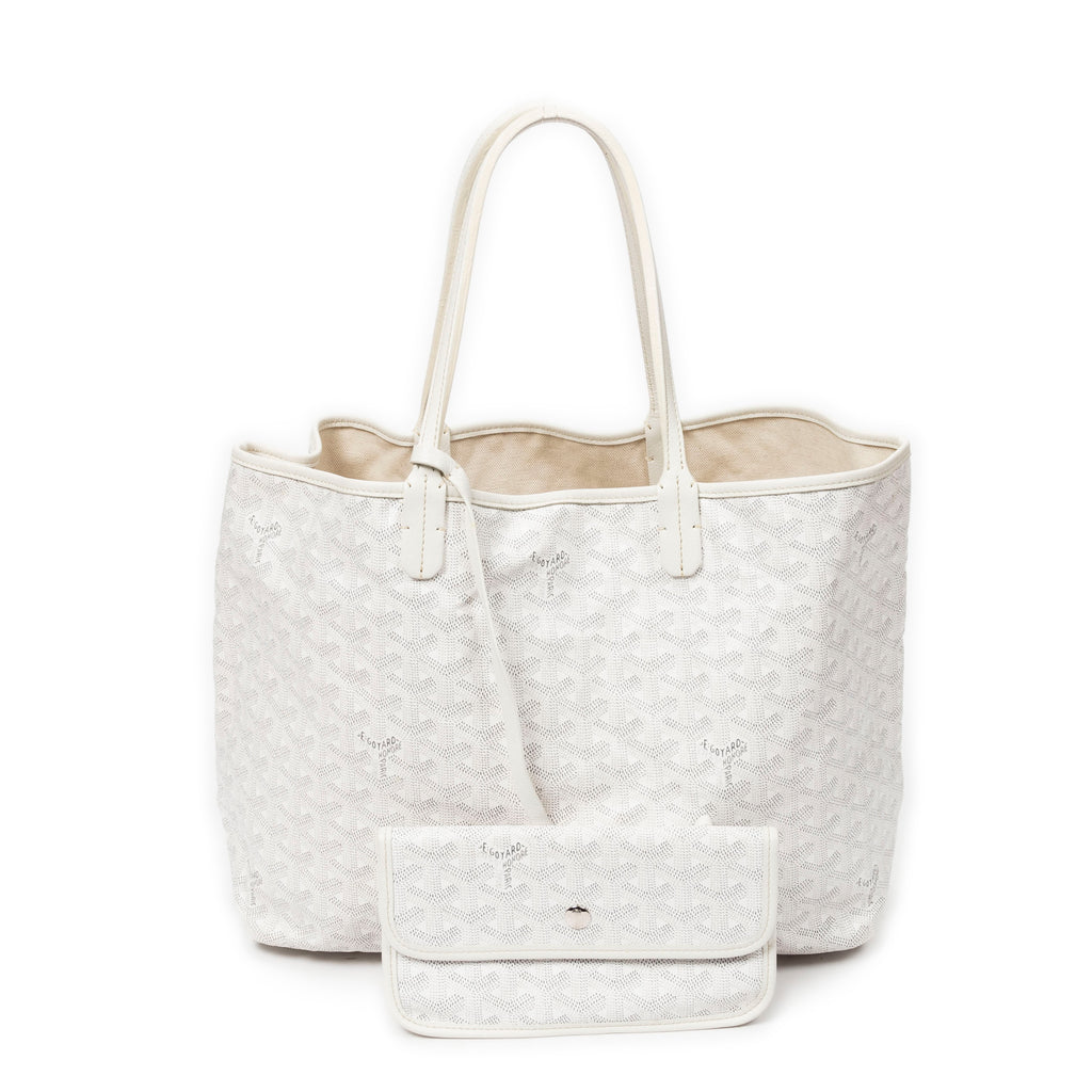 Shoulder Bag Saint Louis PM White Goyardine Coated Canvas
