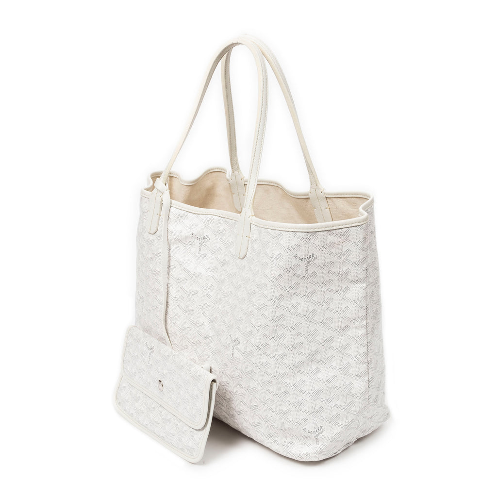 Shoulder Bag Saint Louis PM White Goyardine Coated Canvas