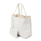 Shoulder Bag Saint Louis PM White Goyardine Coated Canvas
