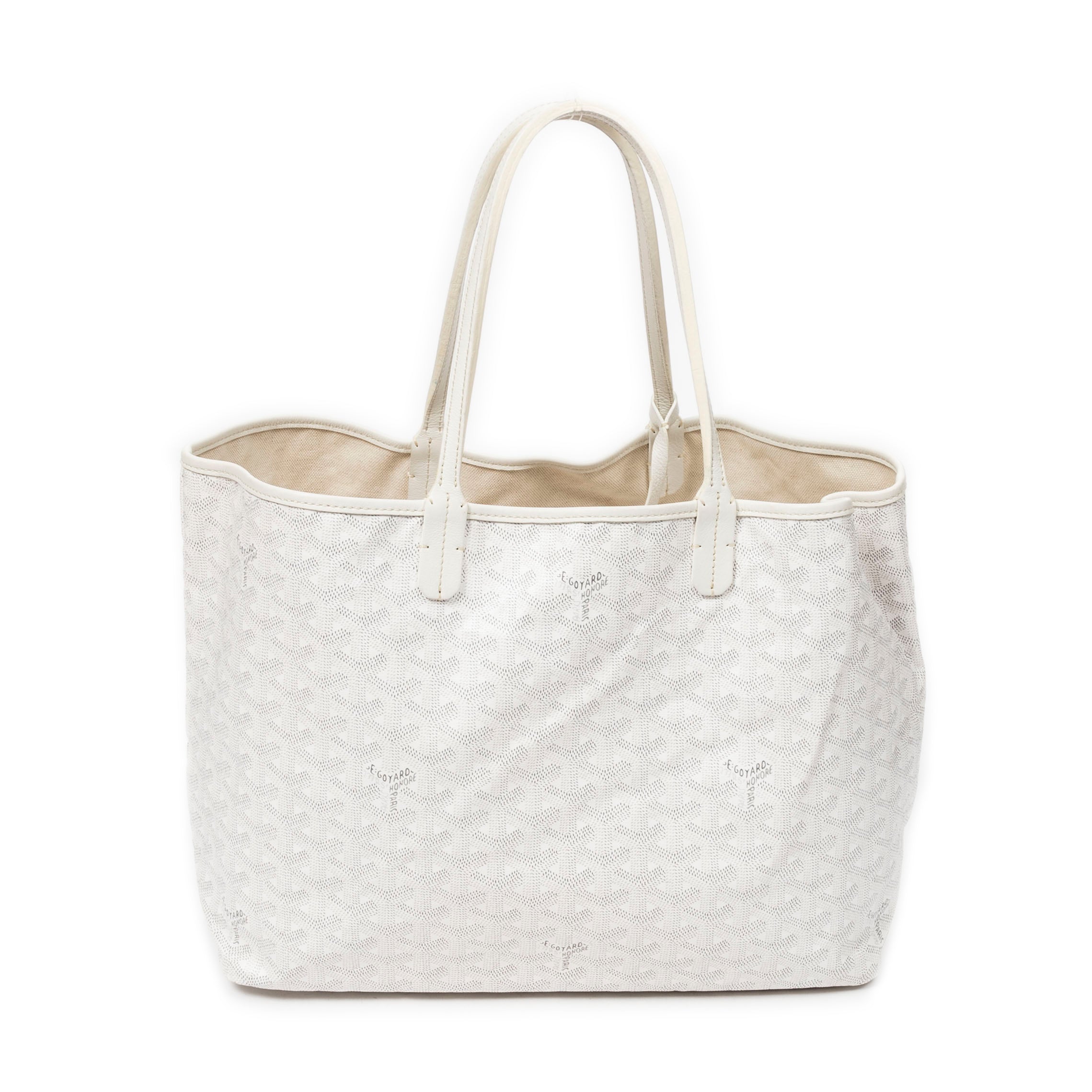 Shoulder Bag Saint Louis PM White Goyardine Coated Canvas