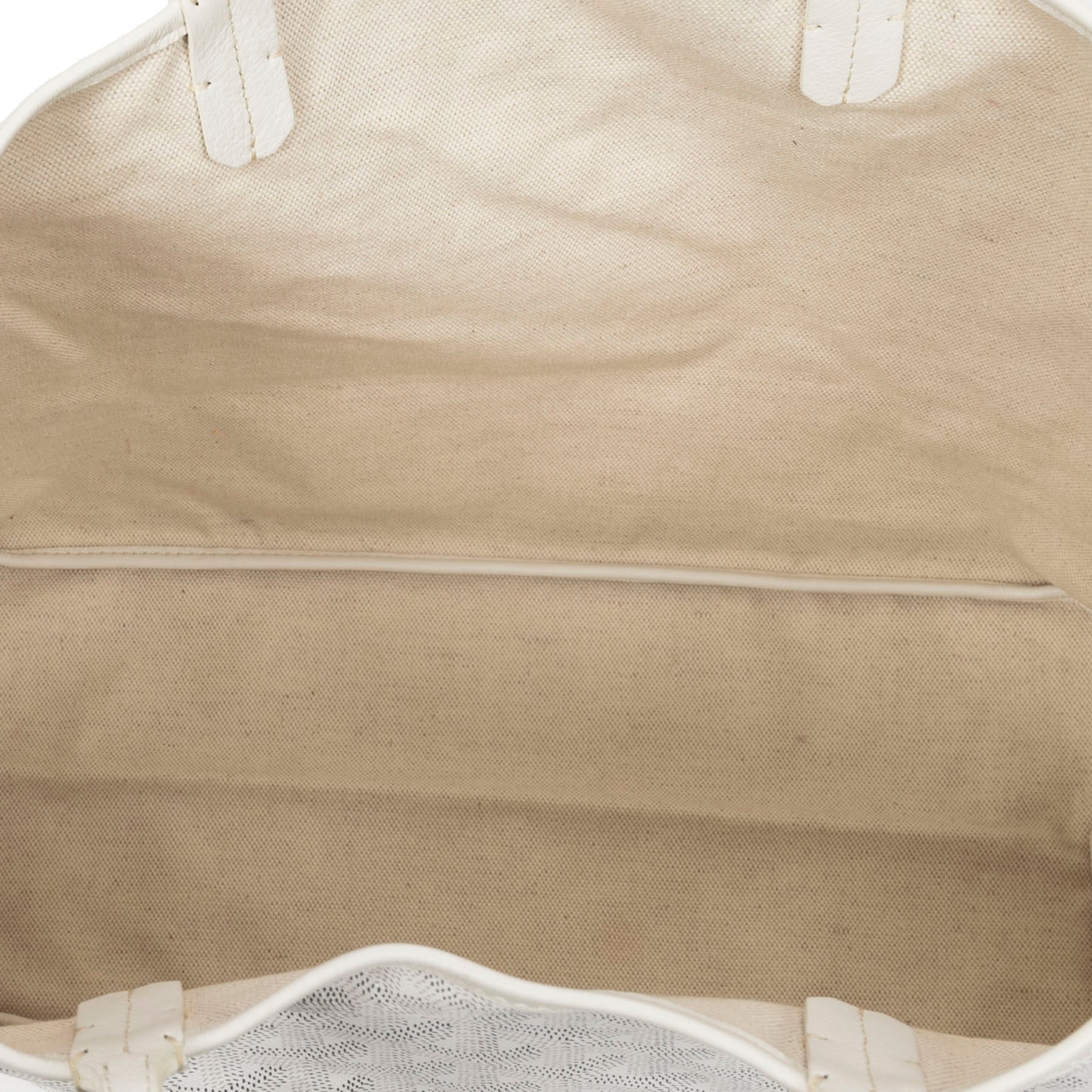 Shoulder Bag Saint Louis PM White Goyardine Coated Canvas