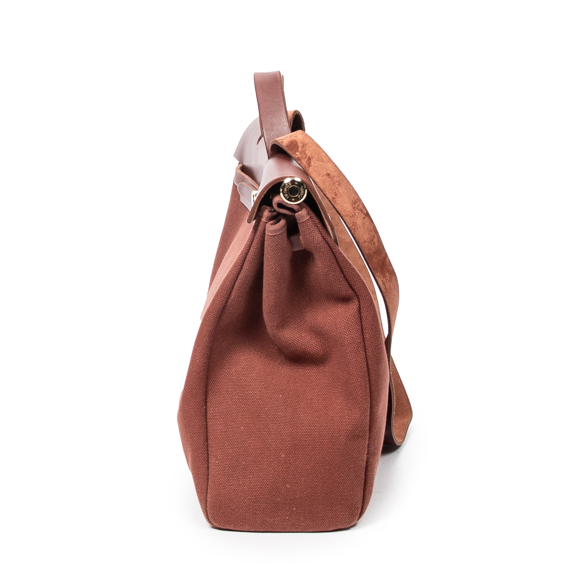 Shoulder Bag Herbag MM Beige Toile H Canvas
