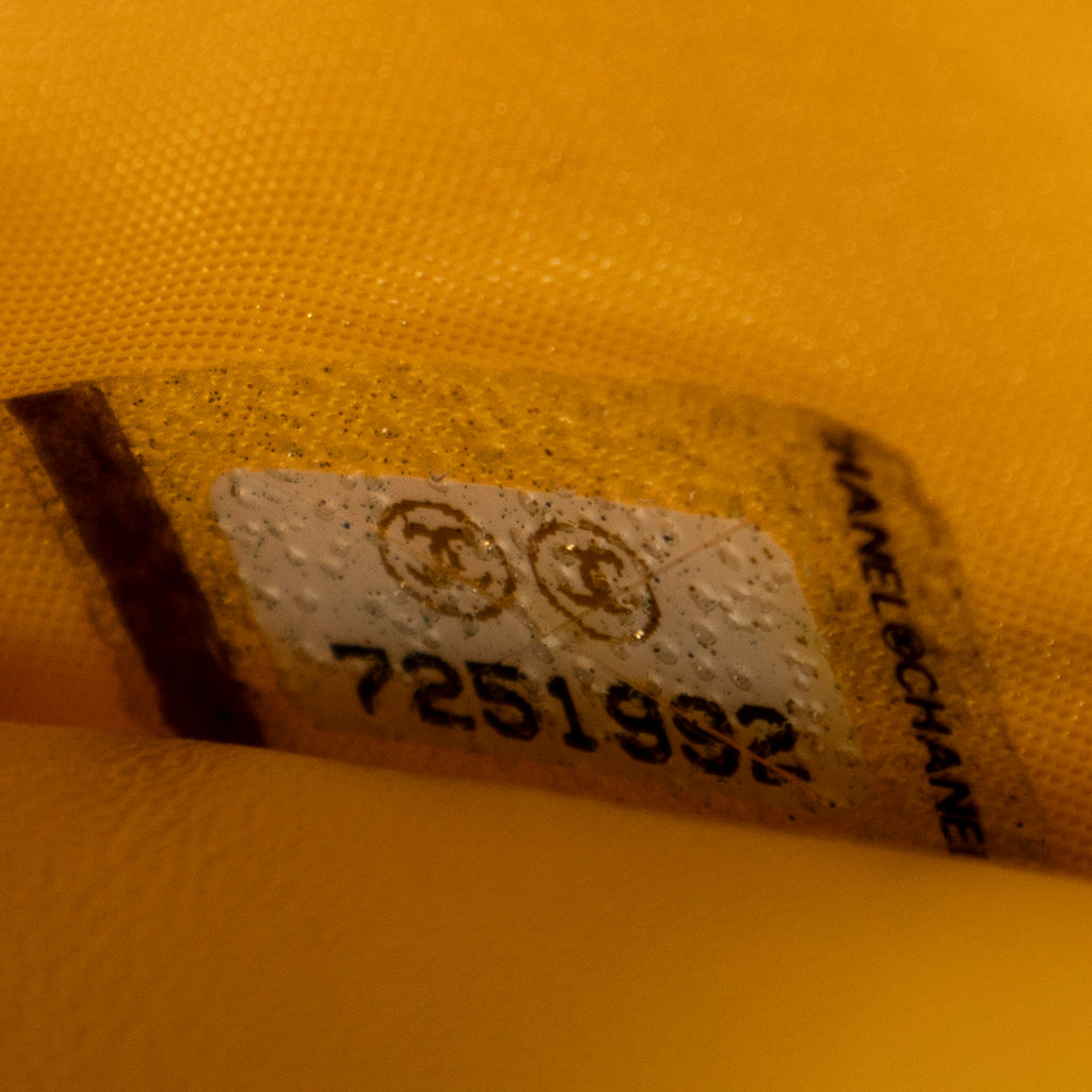 Bolso de hombro Nueva línea de viaje Monedero con cadena Amarillo Lona de nailon de la línea de viaje