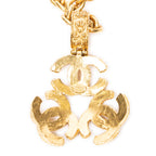 Necklace 3 CC Pendant Chain Necklace Gold Gold Plated