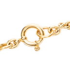 Necklace 3 CC Pendant Chain Necklace Gold Gold Plated