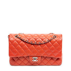 Shoulder Bag Classic Double Flap 26 Red Quilted Lambskin Leather