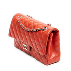 Shoulder Bag Classic Double Flap 26 Red Quilted Lambskin Leather
