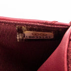 Shoulder Bag Double Stitch Hampton Wallet On Chain Burgundy Quilted Lambskin Leather
