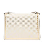 Bolso de hombro Gucci x Sega Guccy Stars mediano Dionysus de cuero con estampado Guccy Stars en color marfil