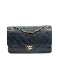 Chanel - Timeless Double Flap - Bleu Marine