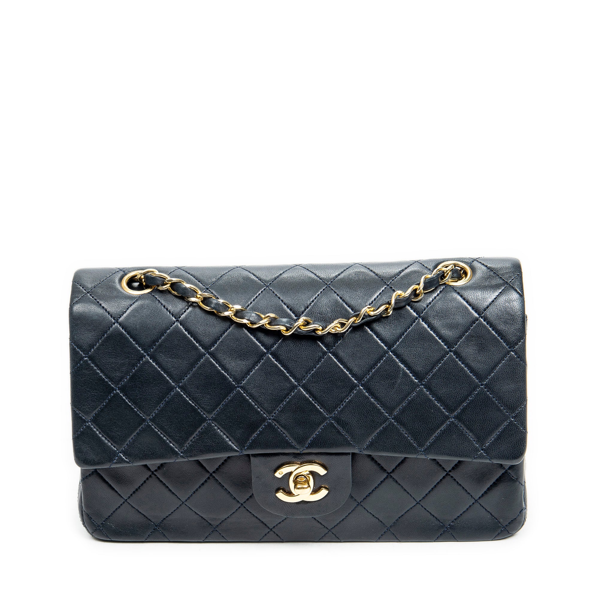 Chanel - Timeless Double Flap - Bleu Marine