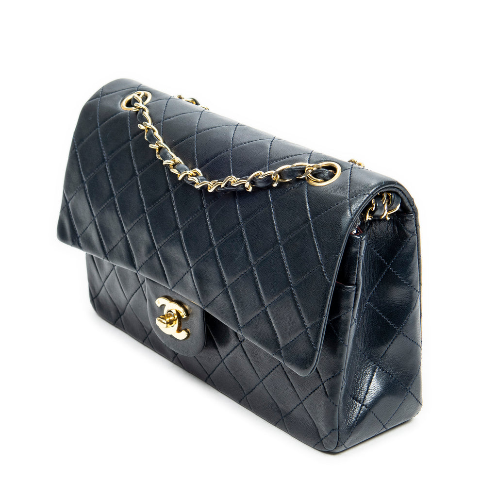 Chanel - Timeless Double Flap - Bleu Marine