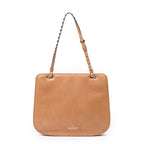 Shoulder Bag Rockstud Shoulder Bag Brown Smooth Leather