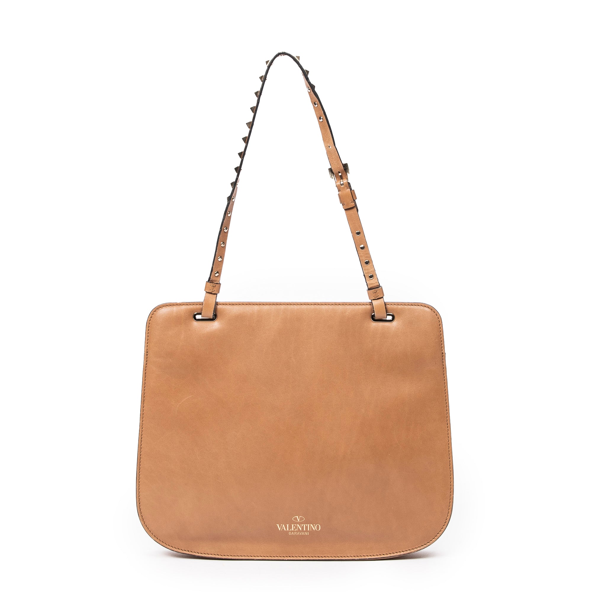Shoulder Bag Rockstud Shoulder Bag Brown Smooth Leather