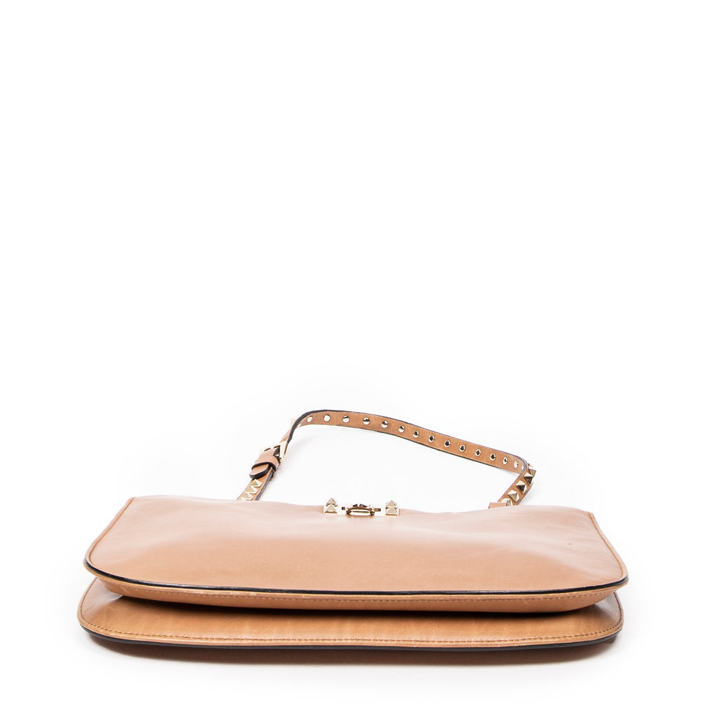 Shoulder Bag Rockstud Shoulder Bag Brown Smooth Leather