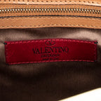 Shoulder Bag Rockstud Shoulder Bag Brown Smooth Leather