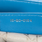 Shoulder Bag Large Lady Dior Zip Blue Cannage Lambskin Leather