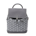 Mini sac à dos Alpin toile enduite Goyardine grise