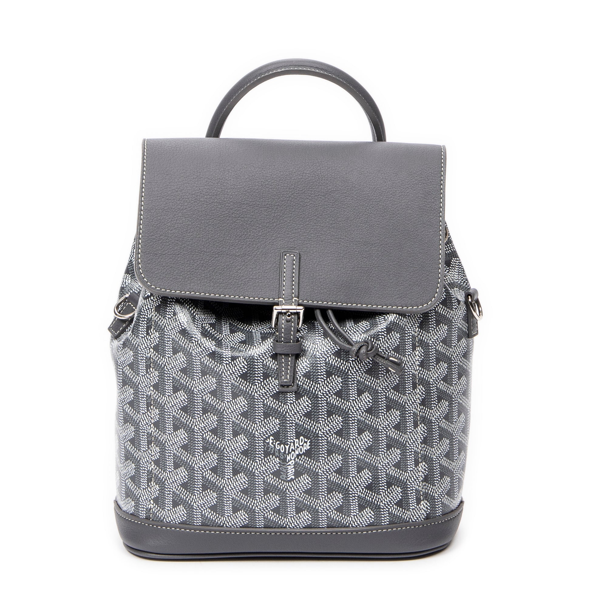 Backpack Mini Alpin Backpack Grey Goyardine Coated Canvas