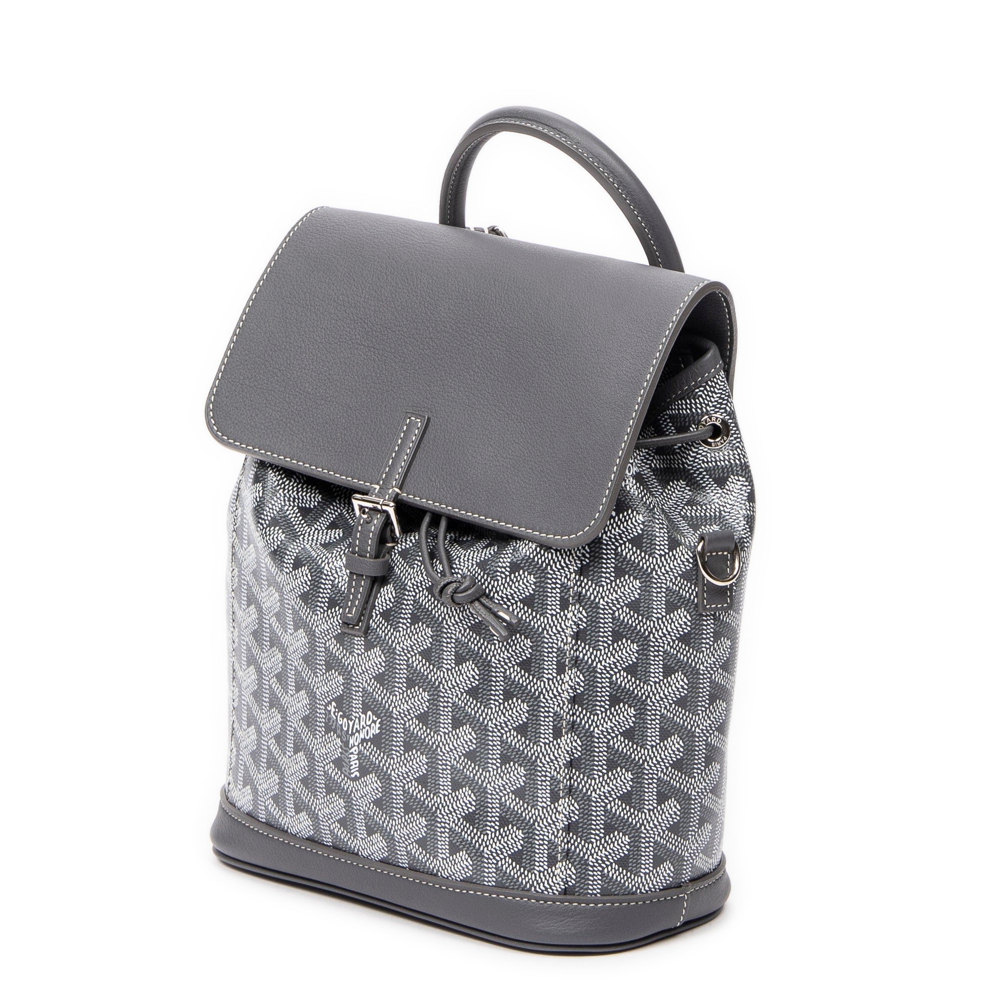Backpack Mini Alpin Backpack Grey Goyardine Coated Canvas